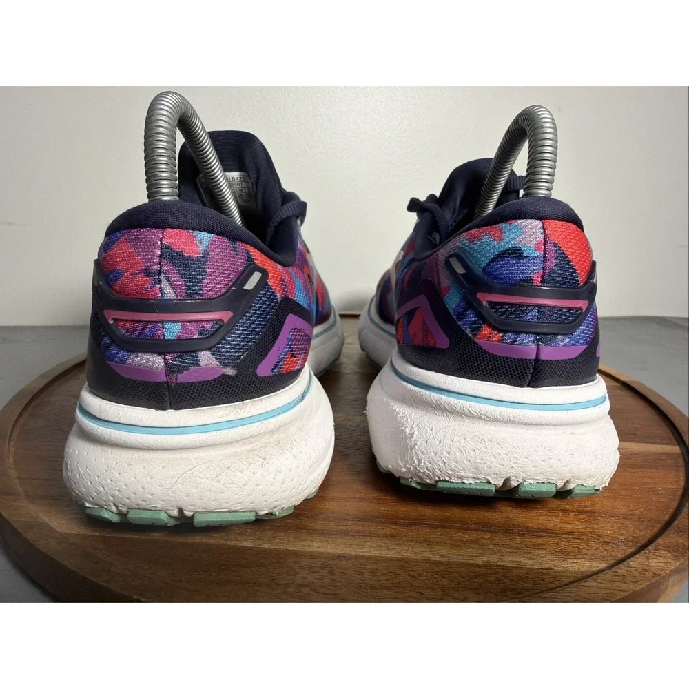 Brooks Ghost 15 Womens 8 B Blue Empower Her Eclipse Running Shoes 120380-1B-434